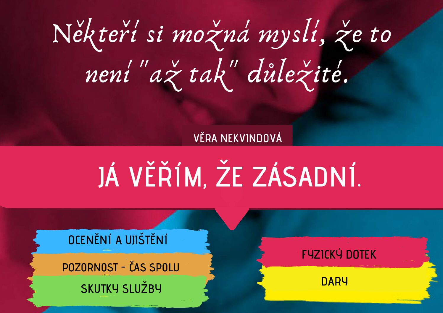 Četla jsem v životě spoustu knih o vztazích. Pět jazyků lásky byla jedna z těch, které zásadně ovlivnily mé vztahy jejich a vnímání. A to nejen s muži, ač s těmi nejvíce! 